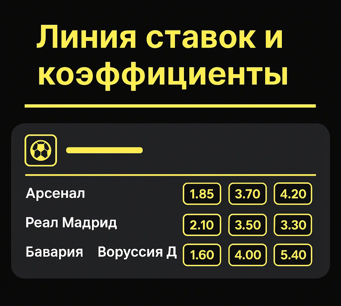 Линия ставок и коэффициенты Parik24
